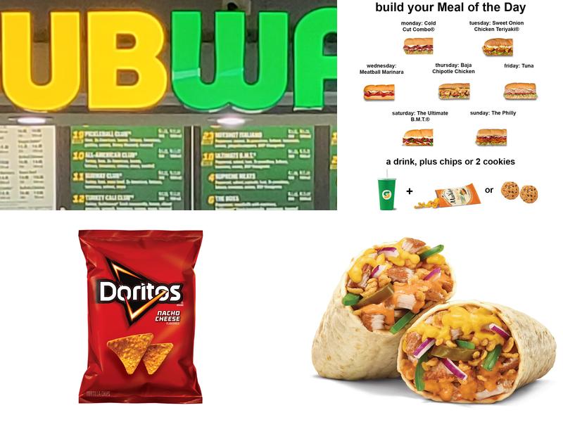 Subway Menu