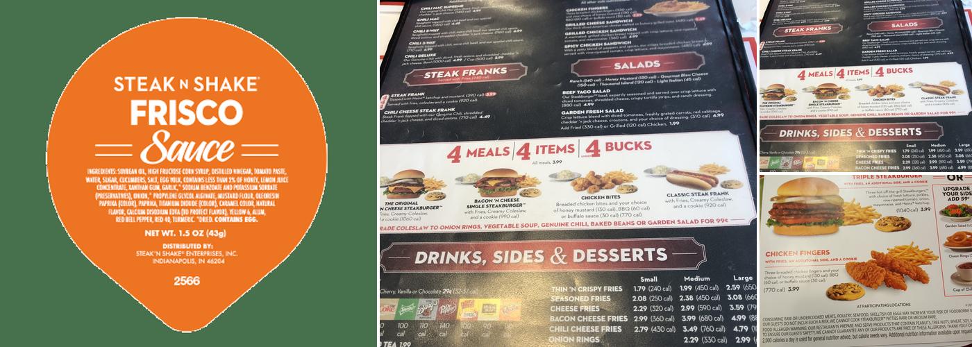 Steak 'n Shake Menu