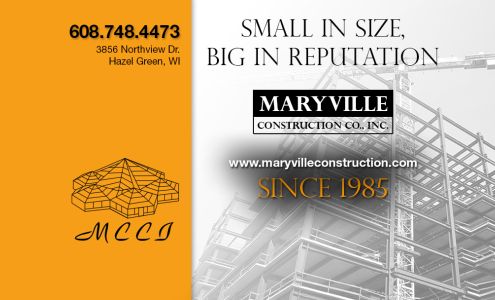 Maryville Construction Co Inc 3856 Northview Dr # 3, Hazel Green Wisconsin 53811