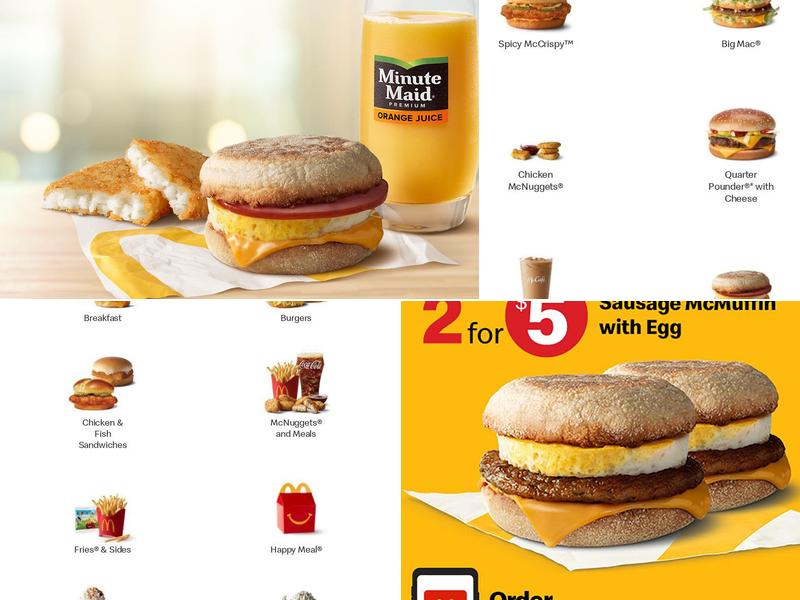 McDonald's Menu