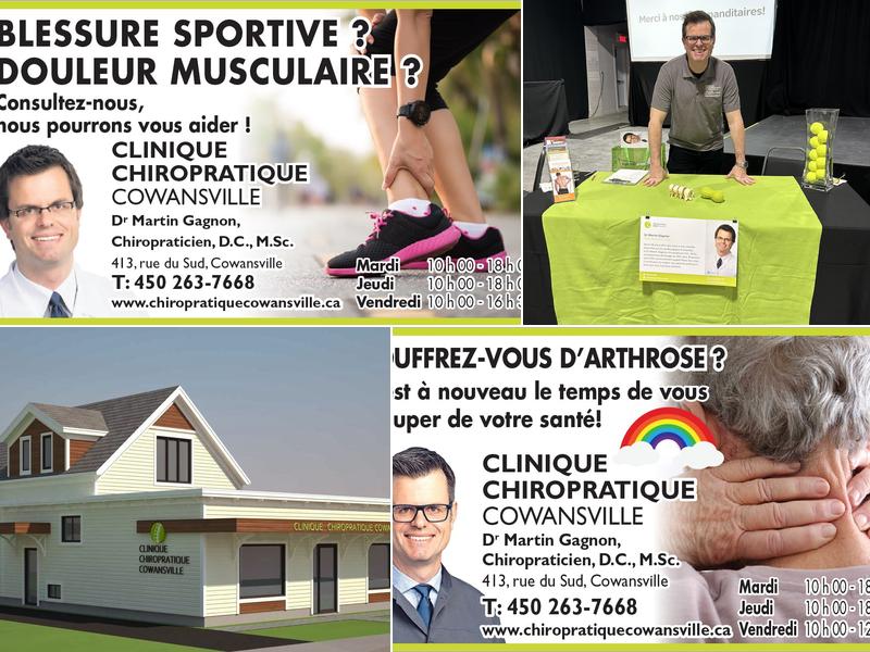 Dr Martin Gagnon, chiropraticien Clinique chiropratique Cowansville