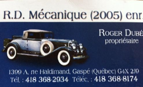 R D Mecanique Gaspe