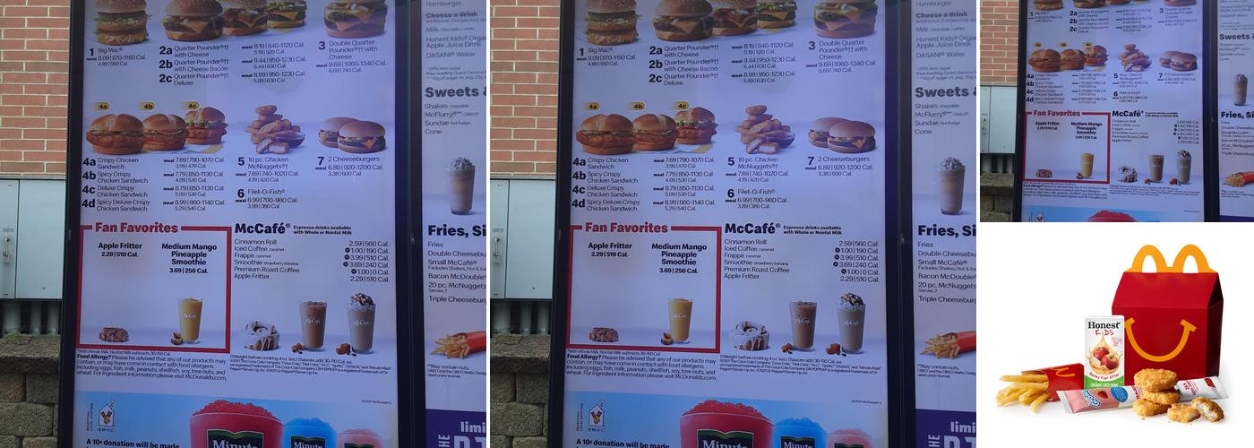 McDonald's Menu
