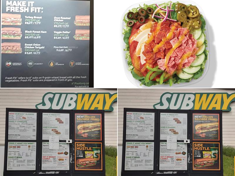 Subway Menu