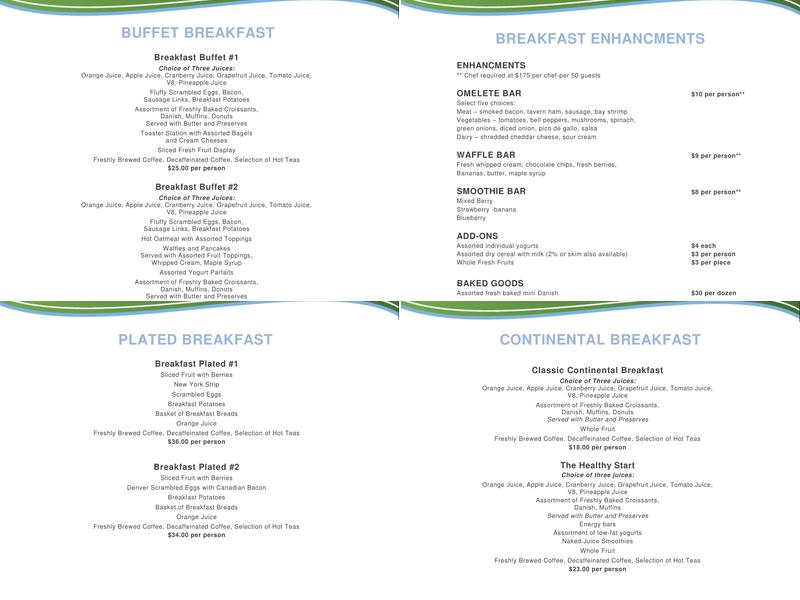 West Bar Menu