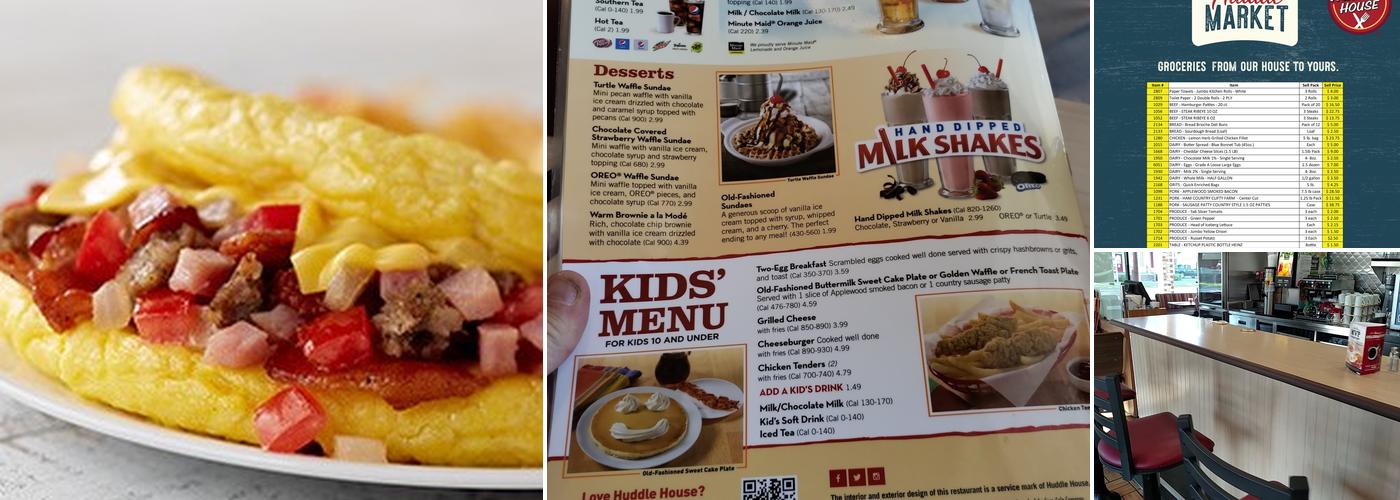 Huddle House Menu