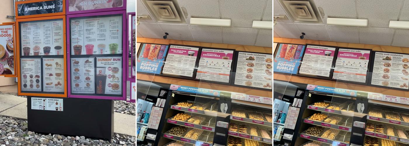 Dunkin' Menu
