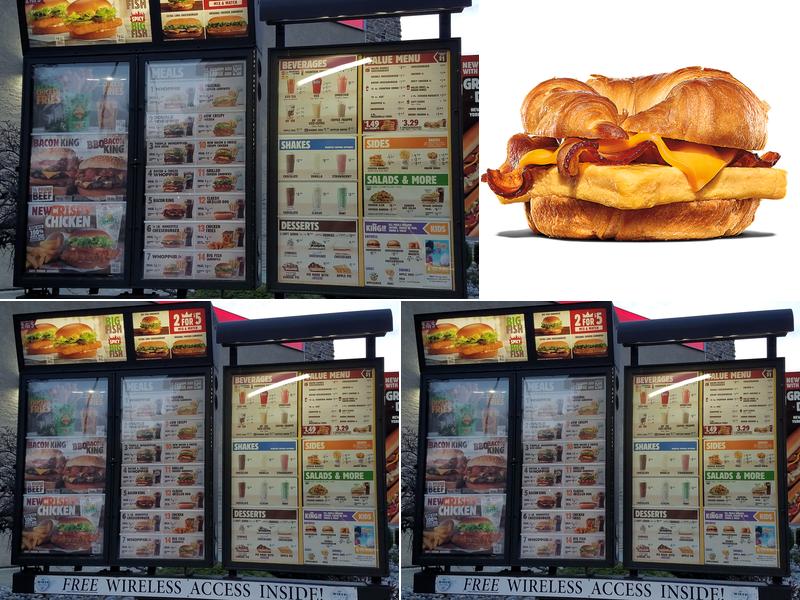 Burger King Menu