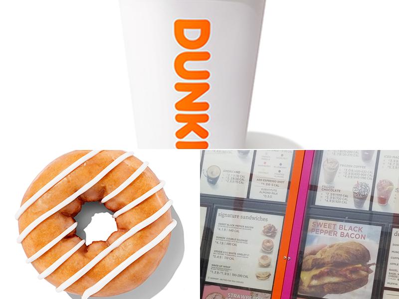 Dunkin' Menu