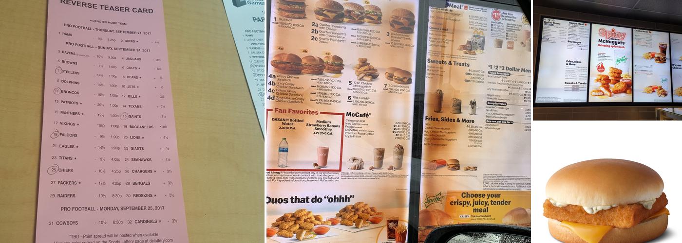 McDonald's Menu