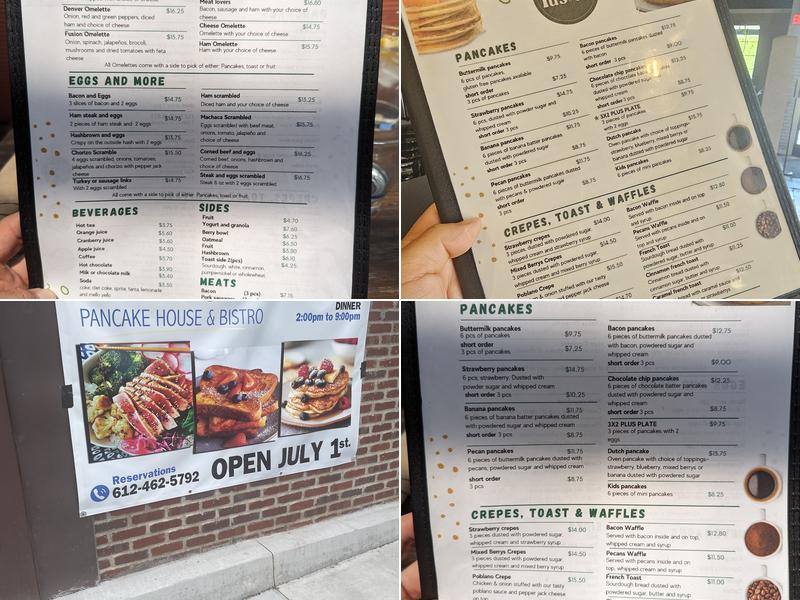 Fusion Pancake House & Bistro Menu