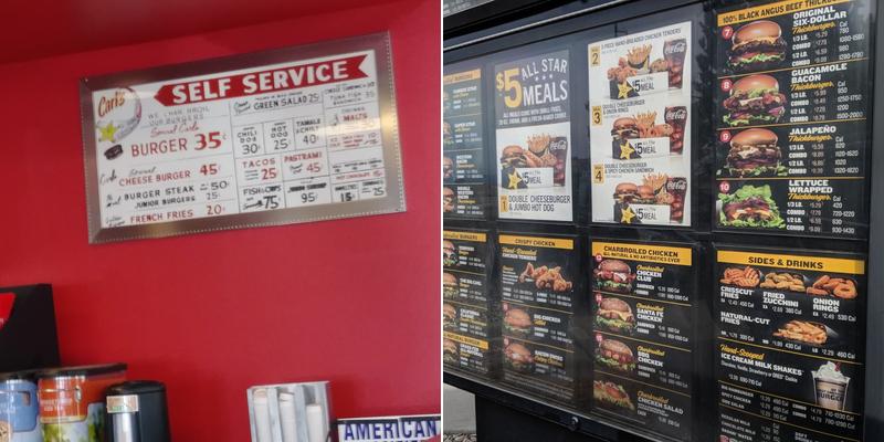 Carl’s Jr. Menu