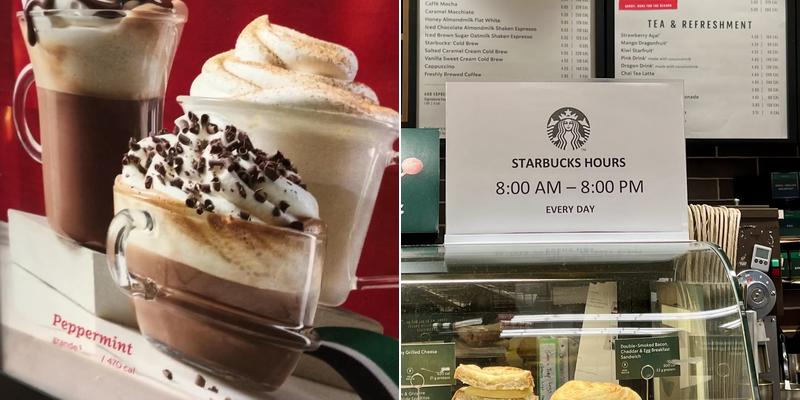 Starbucks Menu