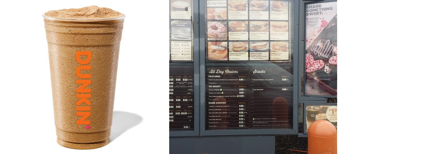 Dunkin' Menu