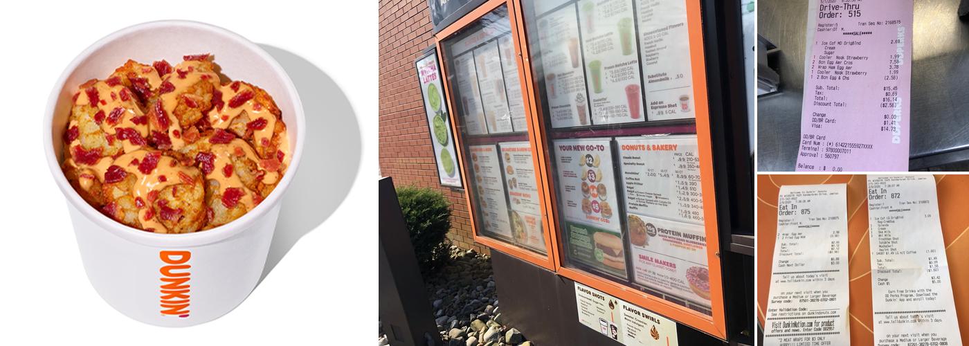 Dunkin' Menu