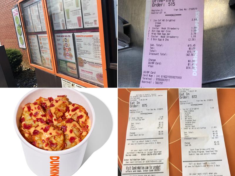 Dunkin' Menu