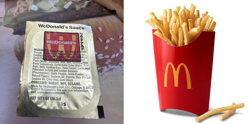 McDonald's Menu
