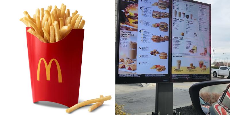 McDonald's Menu