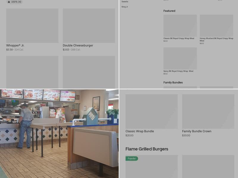 Burger King Menu