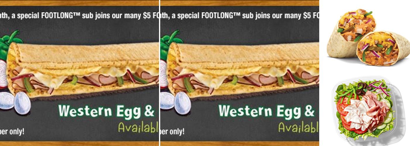 Subway Menu