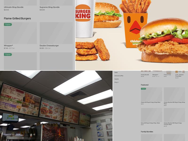 Burger King Menu