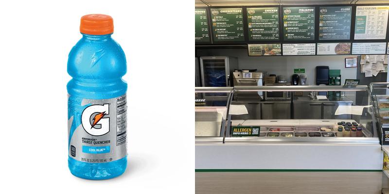 Subway Menu
