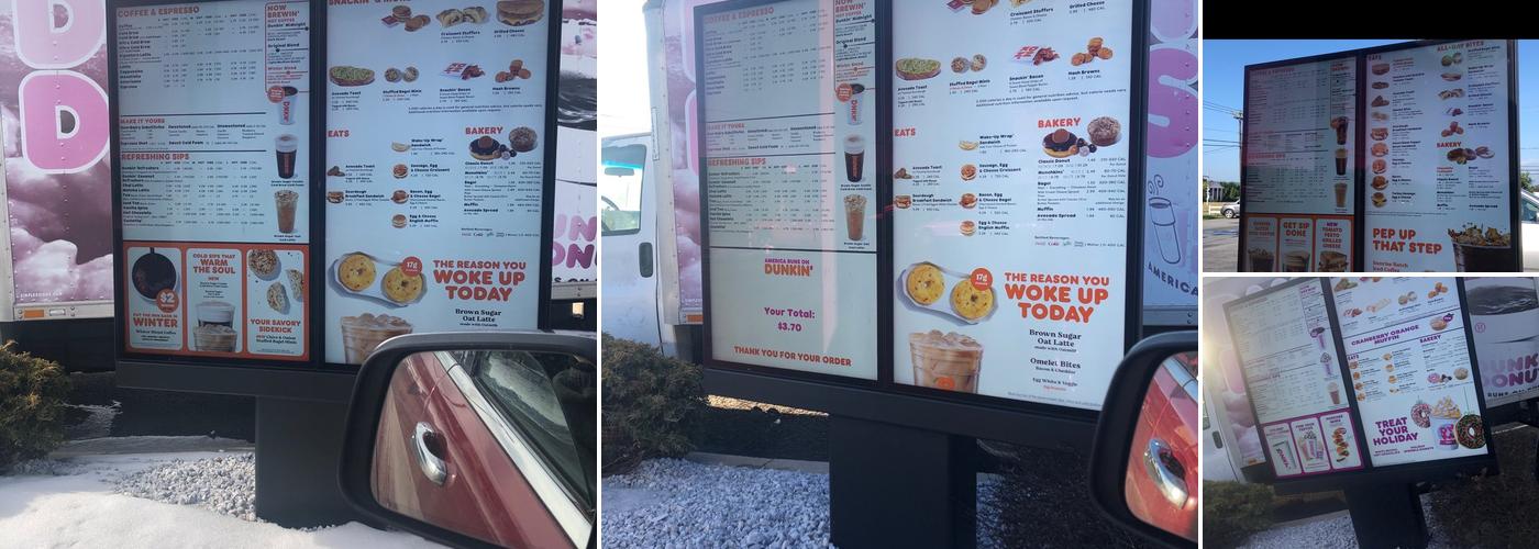 Dunkin' Menu