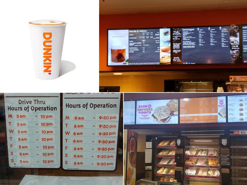 Dunkin' Menu