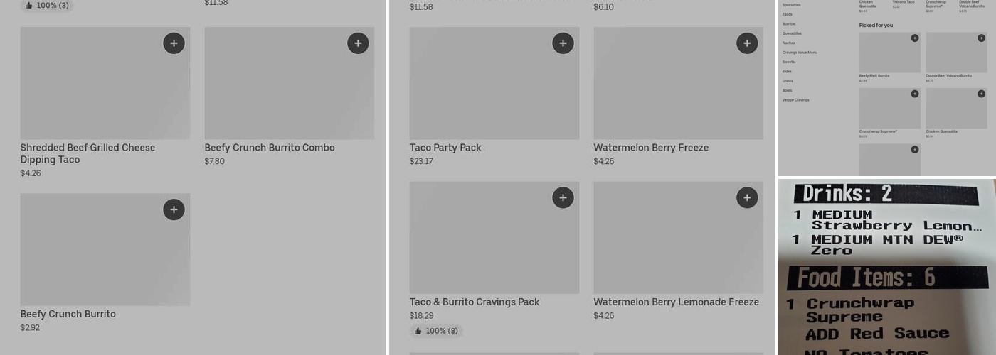Taco Bell Menu