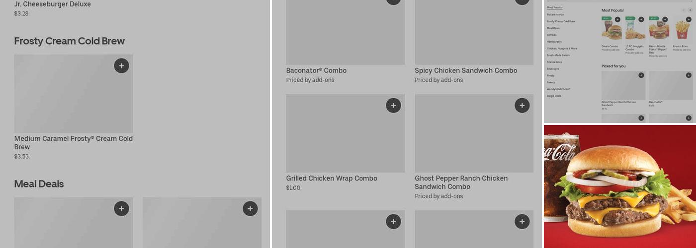 Wendy's Menu