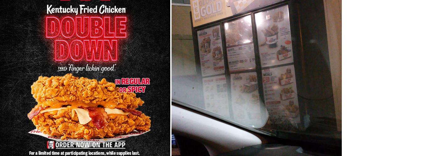 KFC Menu