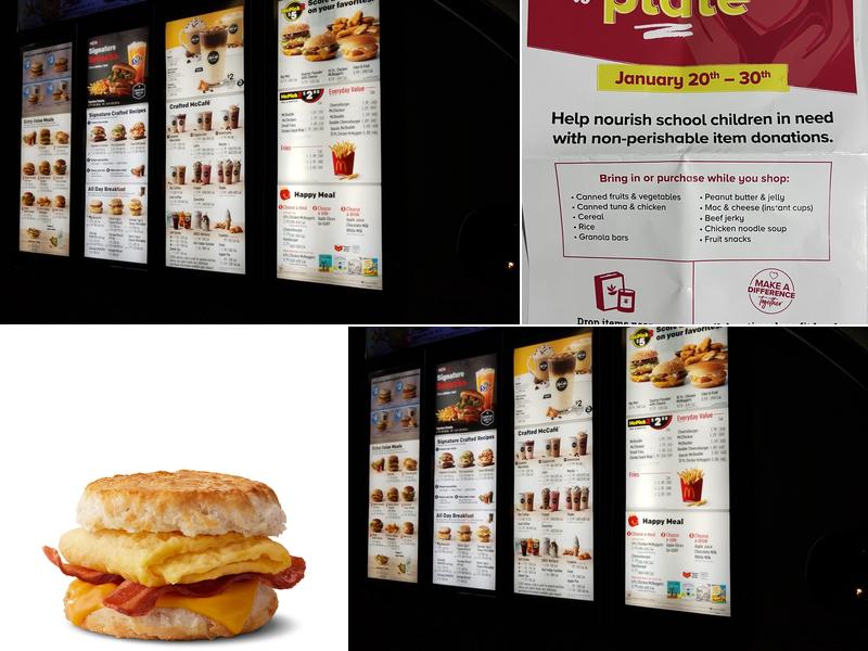 McDonald's Menu