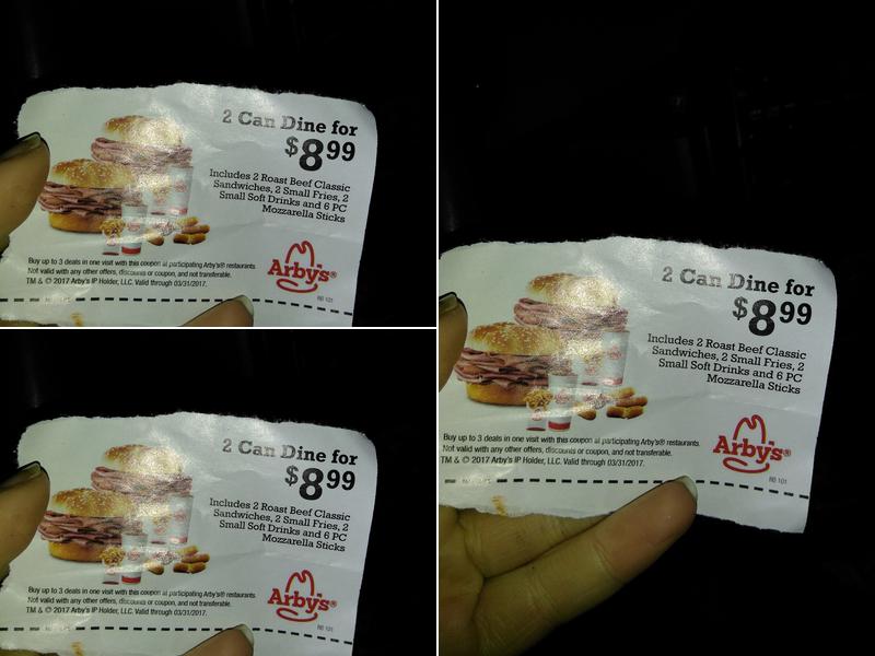 Arby's Menu