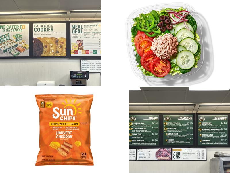 Subway Menu