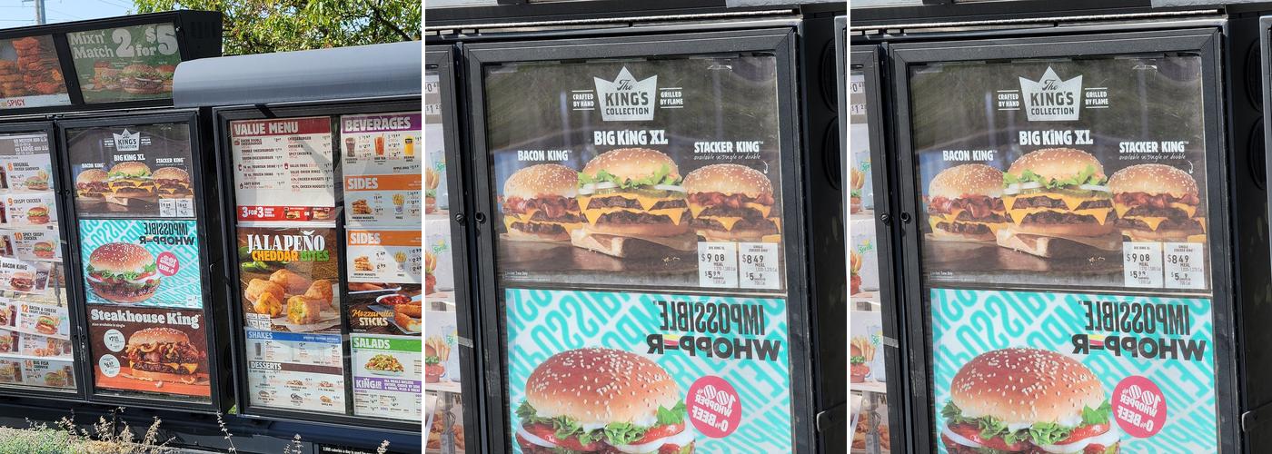 Burger King Menu