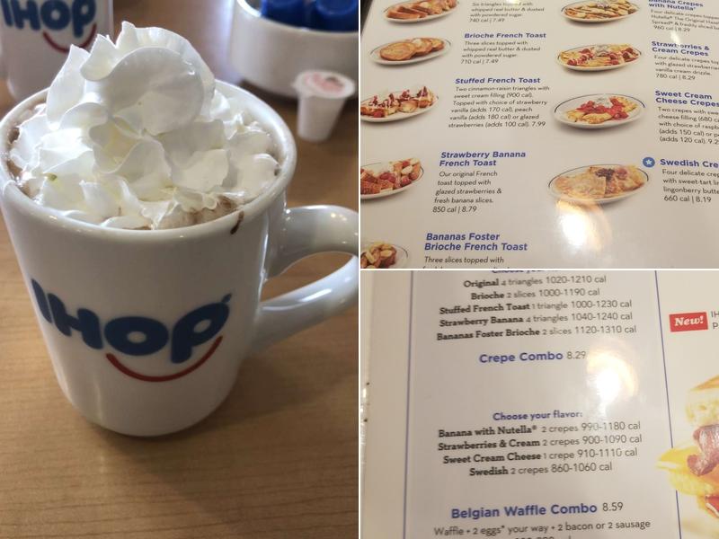IHOP Menu