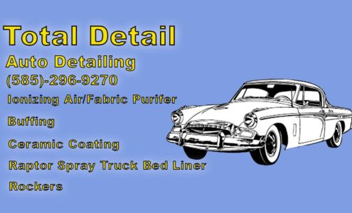 Total Detail Professional Auto Detailing 96 Stevens, Wellsville New York 14895