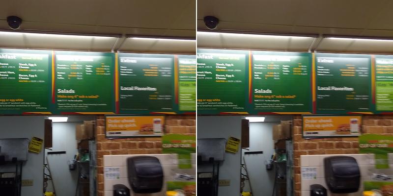 Subway Menu
