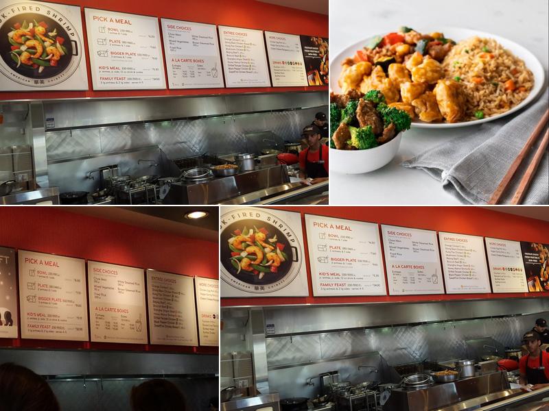 Panda Express Menu