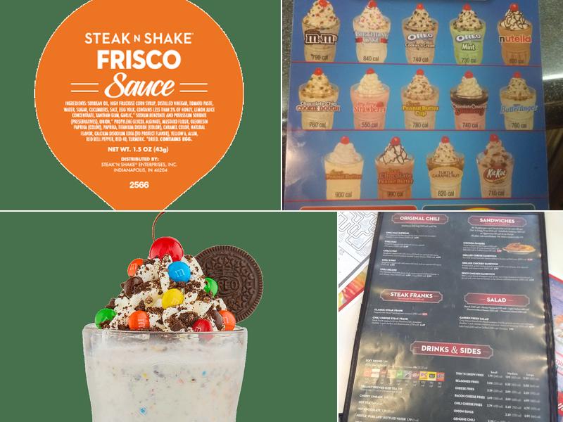 Steak 'n Shake Menu