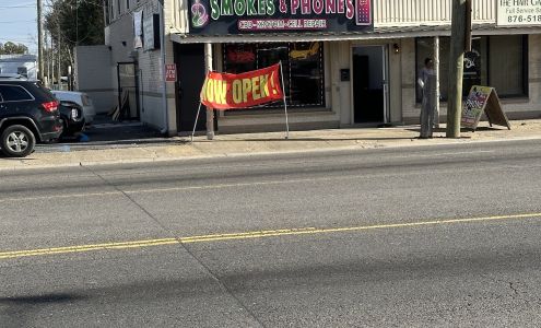 Phones and smokes city