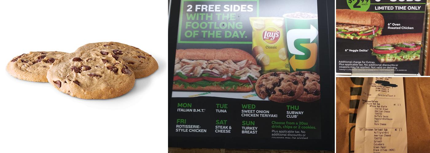 Subway Menu