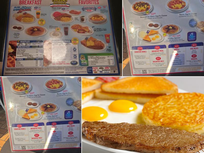 Waffle House Menu