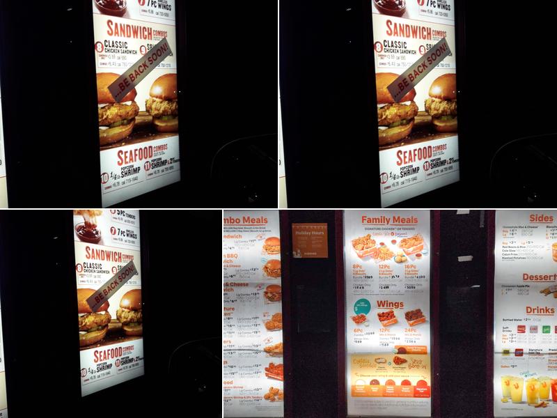 Popeyes Louisiana Kitchen Menu