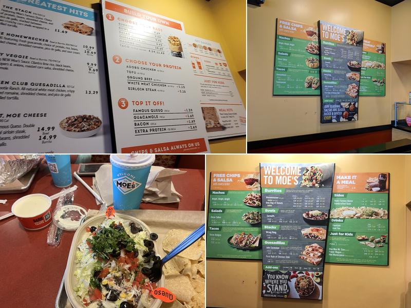 Moe's Southwest Grill Menu