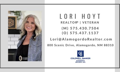 Alamogordo Real Estate | Lori Hoyt | Coldwell Banker Sudderth Nelson, Inc