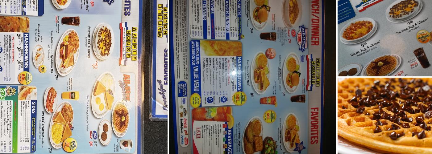 Waffle House Menu