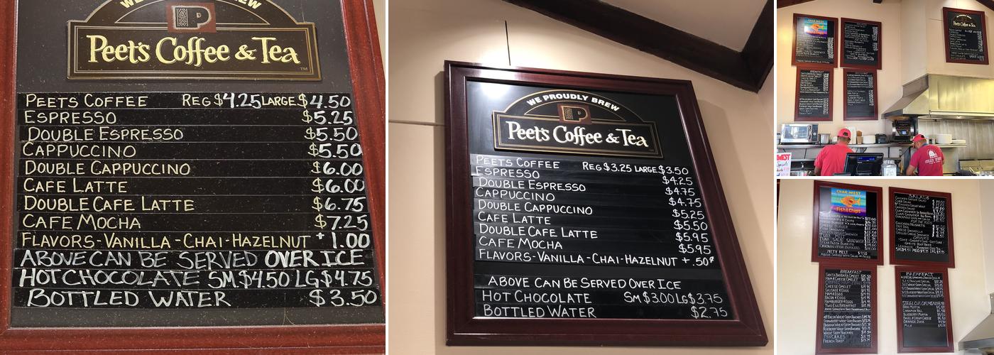 Char West Menu
