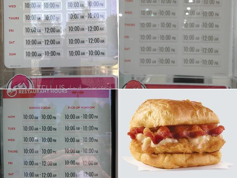 Wendy's Menu