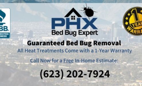 Phoenix Bed Bug Expert 11949 W Country Club Trail, Sun City Arizona 85373
